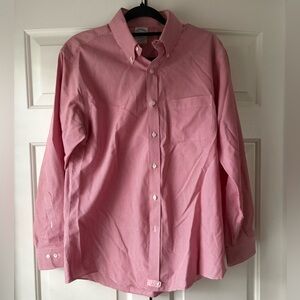 Brooks Brothers Red and White Mini Check Polo Shirt